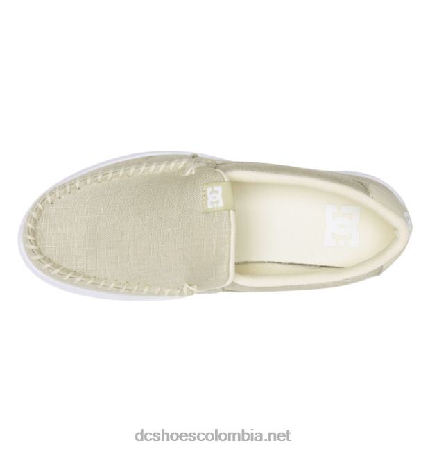 zapatos sin cordones de villano para hombre broncearse DC Shoes X4RB071