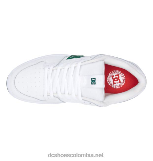 zapatillas de skate lynx zero para hombre blanco verde DC Shoes X4RB0236