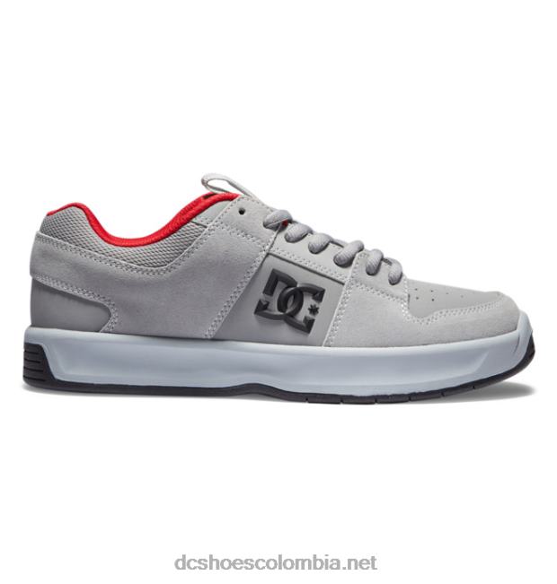 zapatillas de skate lynx zero para hombre gris/rojo DC Shoes X4RB0215
