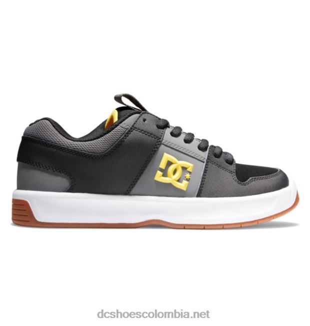 zapatillas de skate lynx zero para hombre negro/gris/amarillo DC Shoes X4RB0390