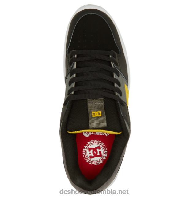 zapatillas de skate lynx zero para hombre negro/gris/amarillo DC Shoes X4RB0390
