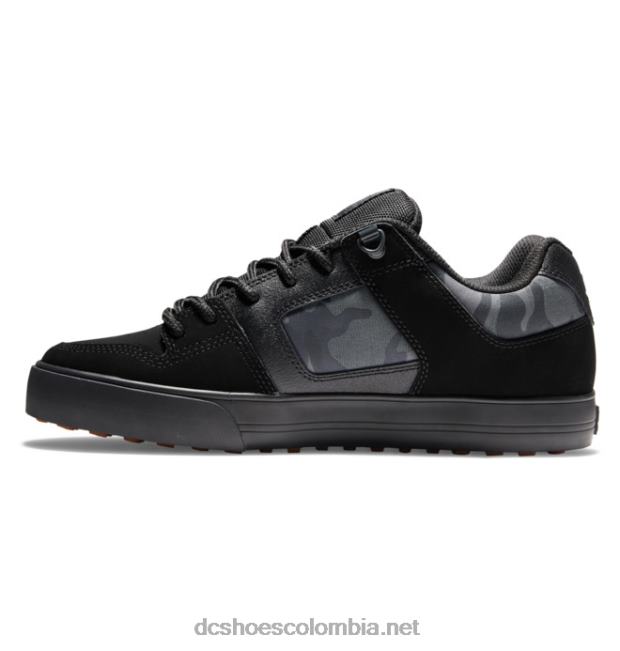 zapatillas de skate para hombre pure winterized estampado negro/camuflaje DC Shoes X4RB0293