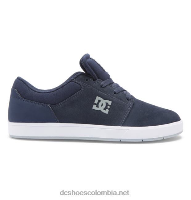 crisis 2 - zapatos para hombres azul marino/gris DC Shoes X4RB0199