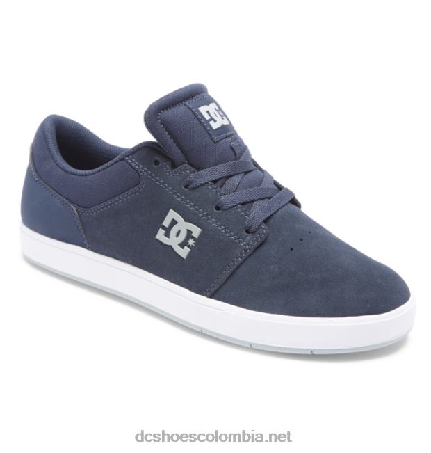 crisis 2 - zapatos para hombres azul marino/gris DC Shoes X4RB0199