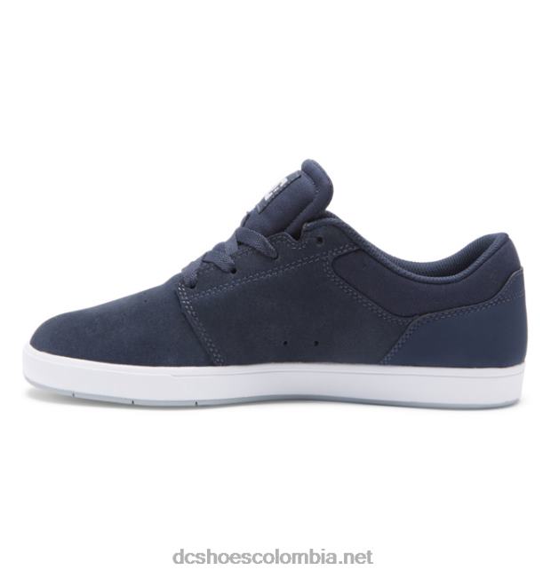crisis 2 - zapatos para hombres azul marino/gris DC Shoes X4RB0199