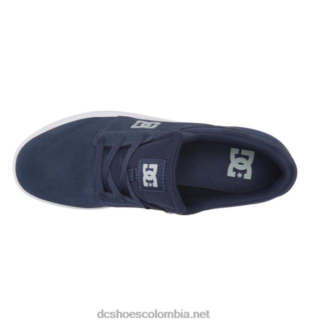 crisis 2 - zapatos para hombres azul marino/gris DC Shoes X4RB0199