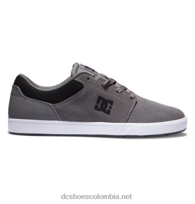crisis 2 - zapatos para hombres gris oscuro/negro DC Shoes X4RB0148