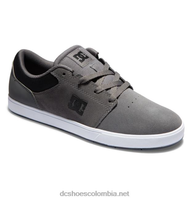 crisis 2 - zapatos para hombres gris oscuro/negro DC Shoes X4RB0148