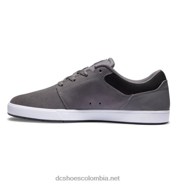 crisis 2 - zapatos para hombres gris oscuro/negro DC Shoes X4RB0148