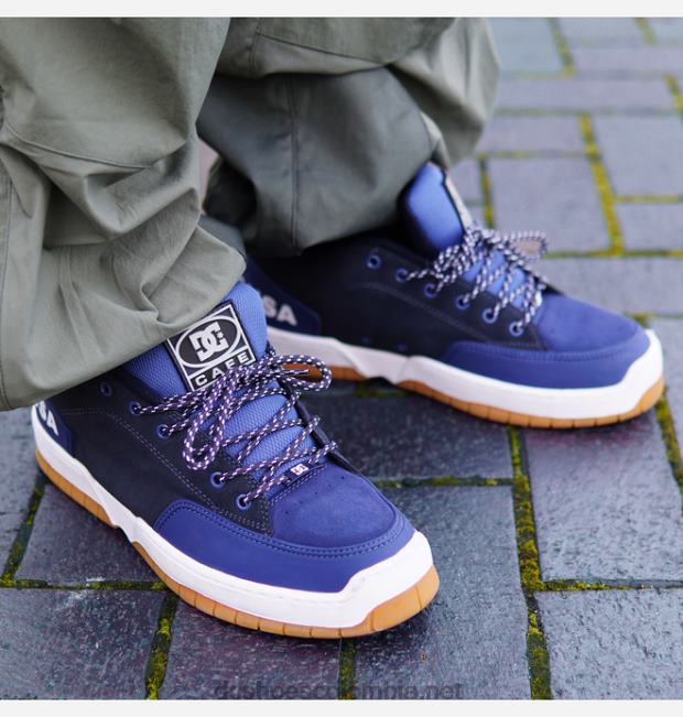zapatillas cafe x dc clocker 2 para hombre corriente continua de la marina DC Shoes X4RB031