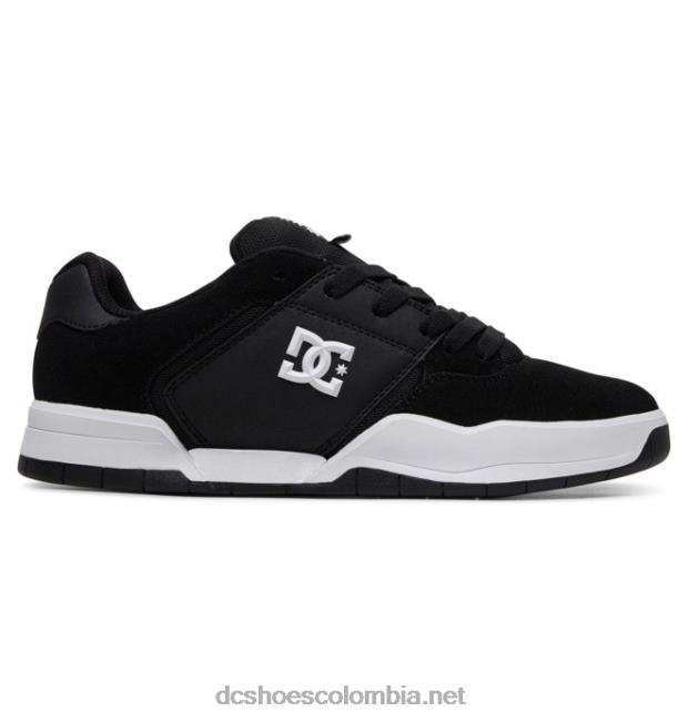 zapatos centrales de hombre blanco negro DC Shoes X4RB0151