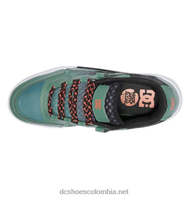 zapatos métricos dc para hombre verde oliva/negro DC Shoes X4RB0347