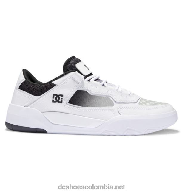 zapatos métricos de hombre blanco negro DC Shoes X4RB0387