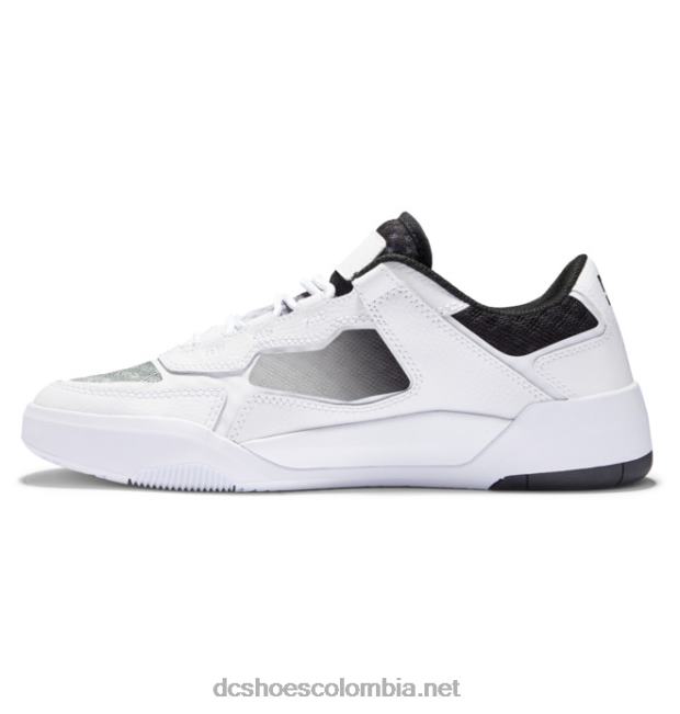 zapatos métricos de hombre blanco negro DC Shoes X4RB0387