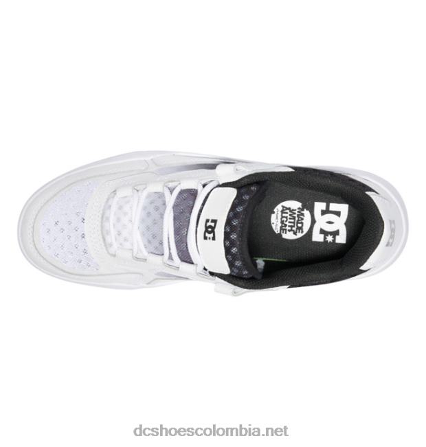 zapatos métricos de hombre blanco negro DC Shoes X4RB0387