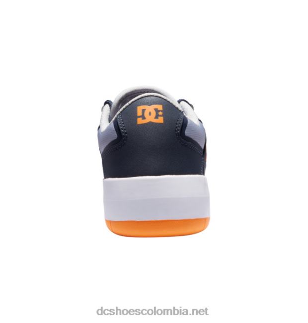 zapatos métricos de hombre dc azul marino/naranja DC Shoes X4RB0346