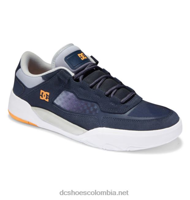 zapatos métricos de hombre dc azul marino/naranja DC Shoes X4RB0346