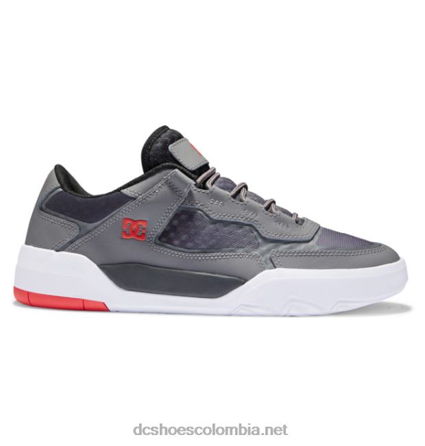 zapatos métricos de hombre gris/negro/rojo DC Shoes X4RB0351