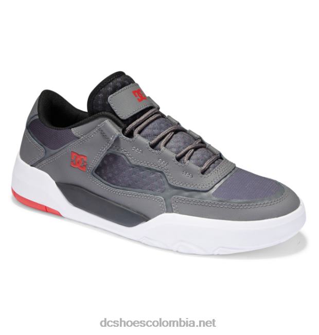 zapatos métricos de hombre gris/negro/rojo DC Shoes X4RB0351