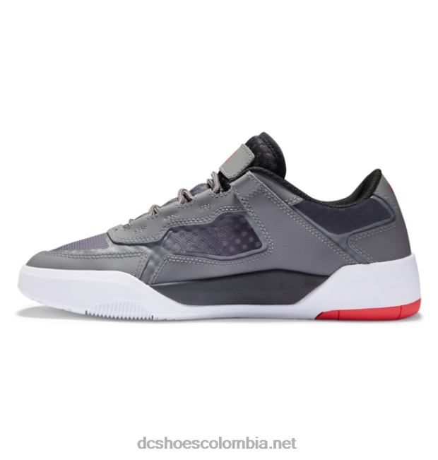 zapatos métricos de hombre gris/negro/rojo DC Shoes X4RB0351
