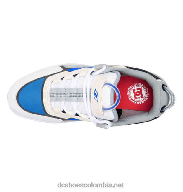 zapatos métricos shanahan para hombre gris/blanco/azul DC Shoes X4RB016