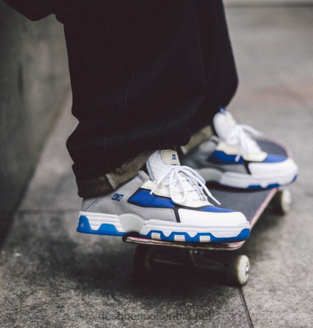 zapatos métricos shanahan para hombre gris/blanco/azul DC Shoes X4RB016