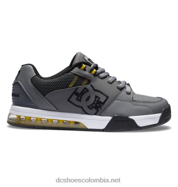 zapatos polivalentes hombre gris/amarillo DC Shoes X4RB0319