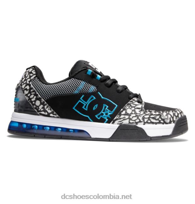zapatos polivalentes hombre gris/negro/azul DC Shoes X4RB0380