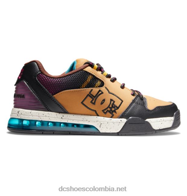 zapatos polivalentes hombre marrón oscuro DC Shoes X4RB0381