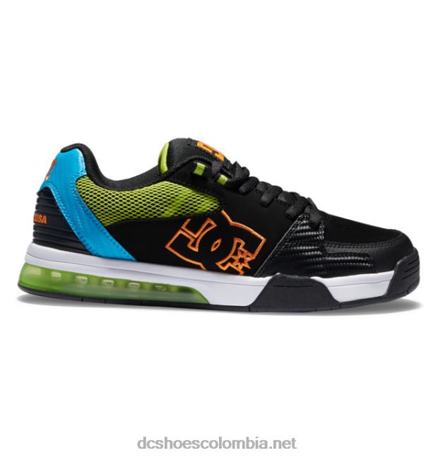 zapatos polivalentes hombre negro/azul/verde DC Shoes X4RB061