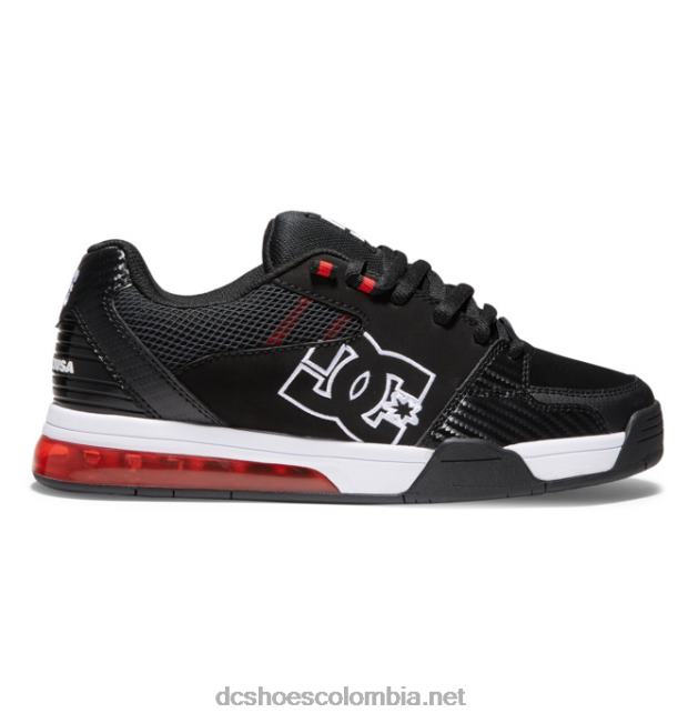 zapatos polivalentes hombre negro/blanco/rojo deportivo DC Shoes X4RB0311