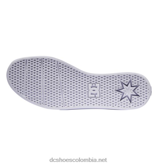 zapatos trase de ante hombre color rojo oscuro DC Shoes X4RB0226