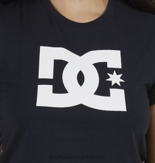 camiseta corta de mujer dc star negro DC Shoes X4RB0495