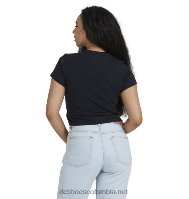 camiseta corta de mujer dc star negro DC Shoes X4RB0495