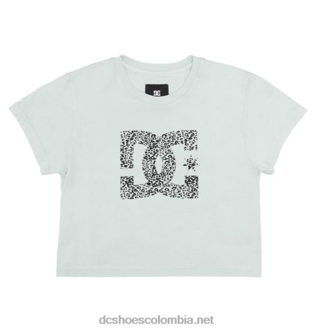 camiseta recortada para bebé con relleno de estrella de dc para mujer Lavado ácido con agua helada DC Shoes X4RB0486