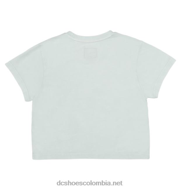 camiseta recortada para bebé con relleno de estrella de dc para mujer Lavado ácido con agua helada DC Shoes X4RB0486