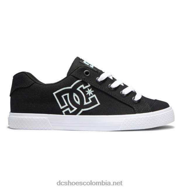 zapatos chelsea mujer negro/aguamarina DC Shoes X4RB0456
