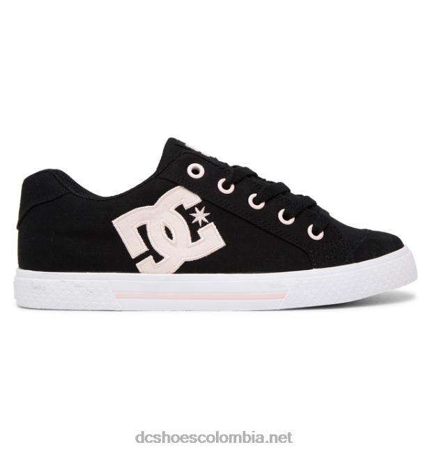 zapatos chelsea mujer negro/rosa DC Shoes X4RB0446