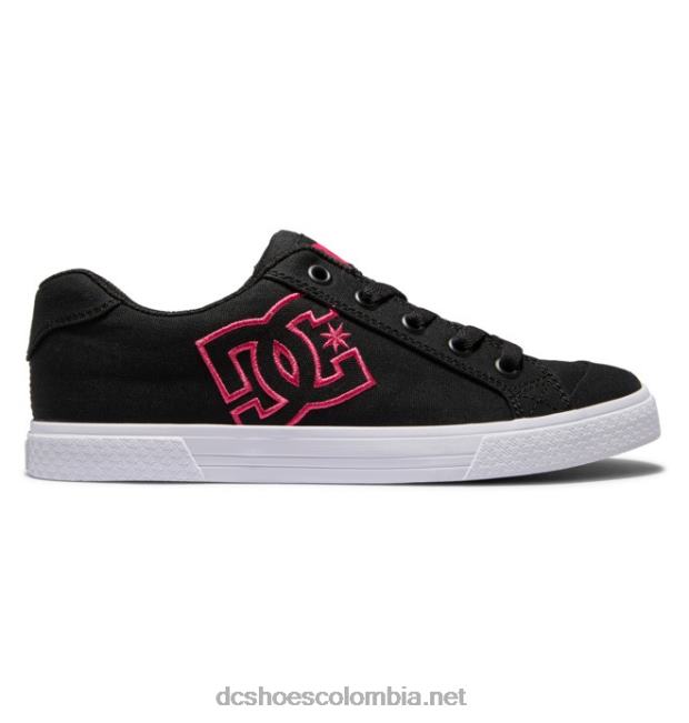 zapatos chelsea mujer negro/rosa loco DC Shoes X4RB0449