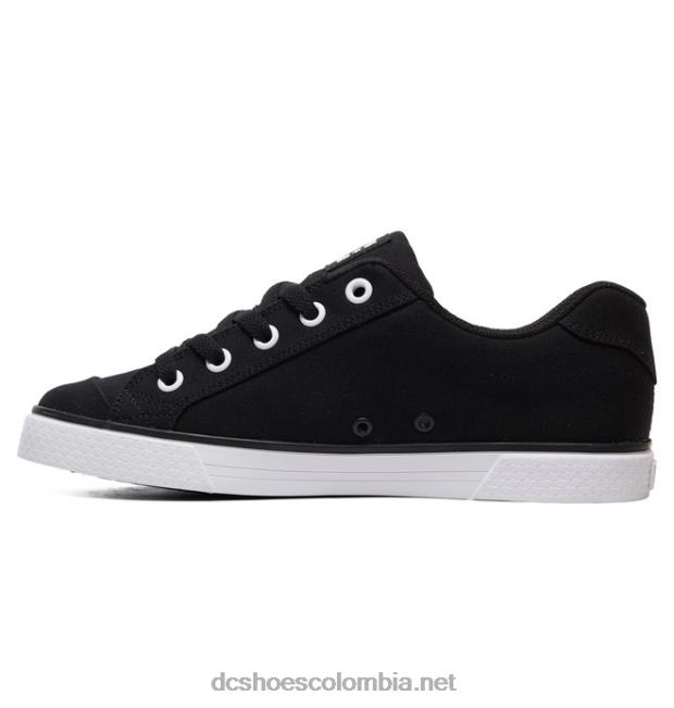 zapatos de lona chelsea de mujer blanco negro DC Shoes X4RB0454