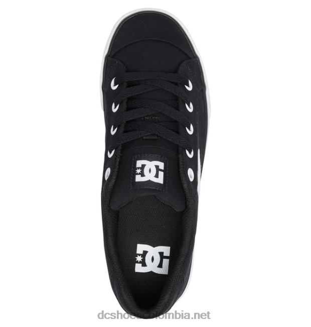 zapatos de lona chelsea de mujer blanco negro DC Shoes X4RB0454