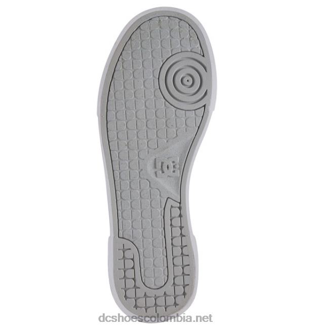 zapatos de lona chelsea de mujer plata blanca DC Shoes X4RB0455