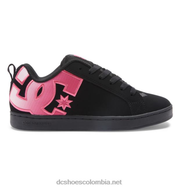 zapatos de corte graffik para mujer degradado negro DC Shoes X4RB0441