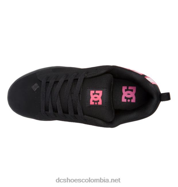 zapatos de corte graffik para mujer degradado negro DC Shoes X4RB0441