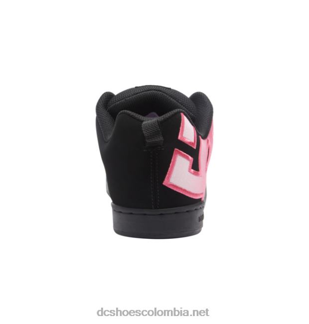 zapatos de corte graffik para mujer degradado negro DC Shoes X4RB0441