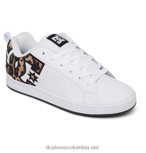 zapatos de corte graffik para mujer estampado de leopardo DC Shoes X4RB0443