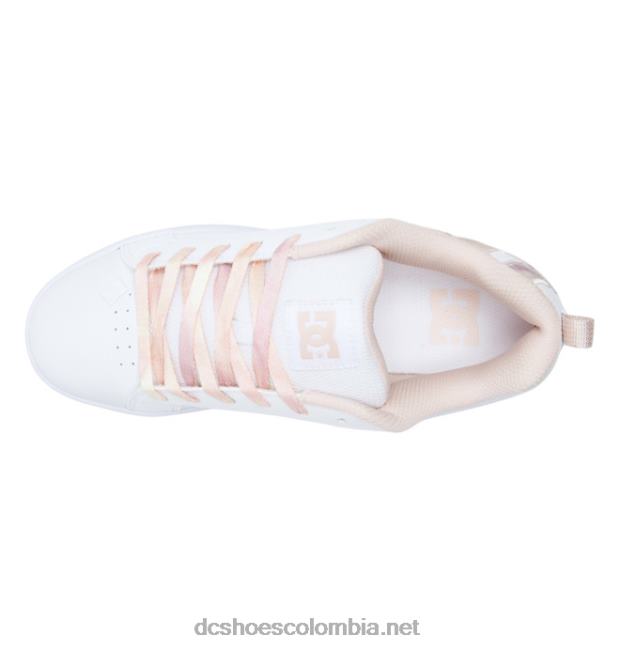 zapatos de corte graffik para mujer helado de durazno DC Shoes X4RB0451