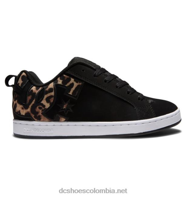 zapatos de corte graffik para mujer impresión en blanco/negro/negro DC Shoes X4RB0445