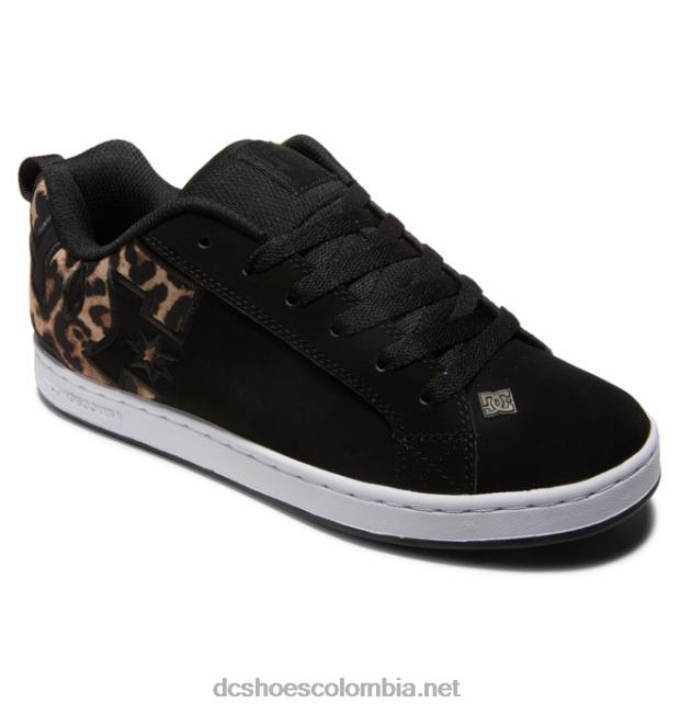zapatos de corte graffik para mujer impresión en blanco/negro/negro DC Shoes X4RB0445