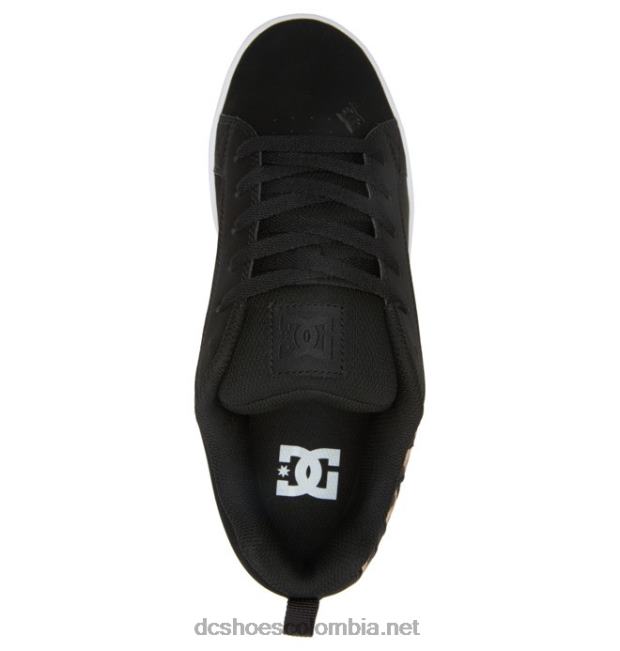 zapatos de corte graffik para mujer impresión en blanco/negro/negro DC Shoes X4RB0445